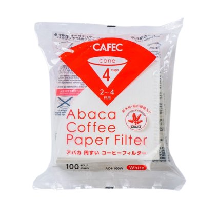 Papírové filtry - Cafec Abaca pro V60-02 | 100 ks