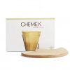 Chemex filtry - nebělené půlkruhové pro Chemex na 3 šálky