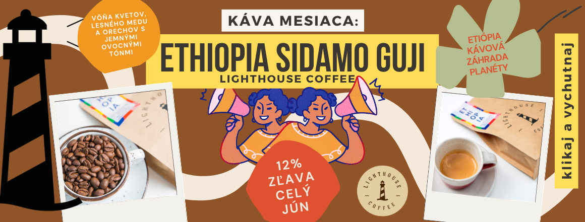 Kava mesiaca Ethiopia Sidamo akcia