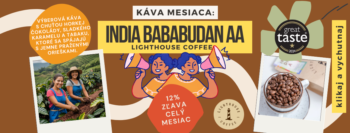 Lighthouse Coffee káva mesiaca India Bababudan