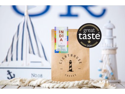 lighthouse coffee india cerstvo prazena kava 200 great taste