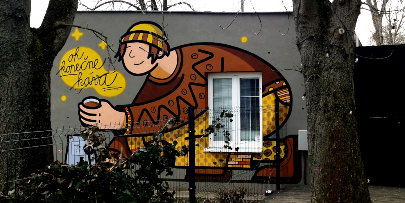 Keď street art stretne kávu, príbeh nášho muralu