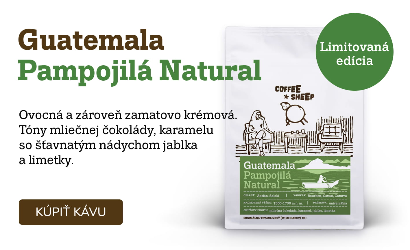 Guatemala Plantation Pampojilá Natural - prémiová káva / limitovaná edícia