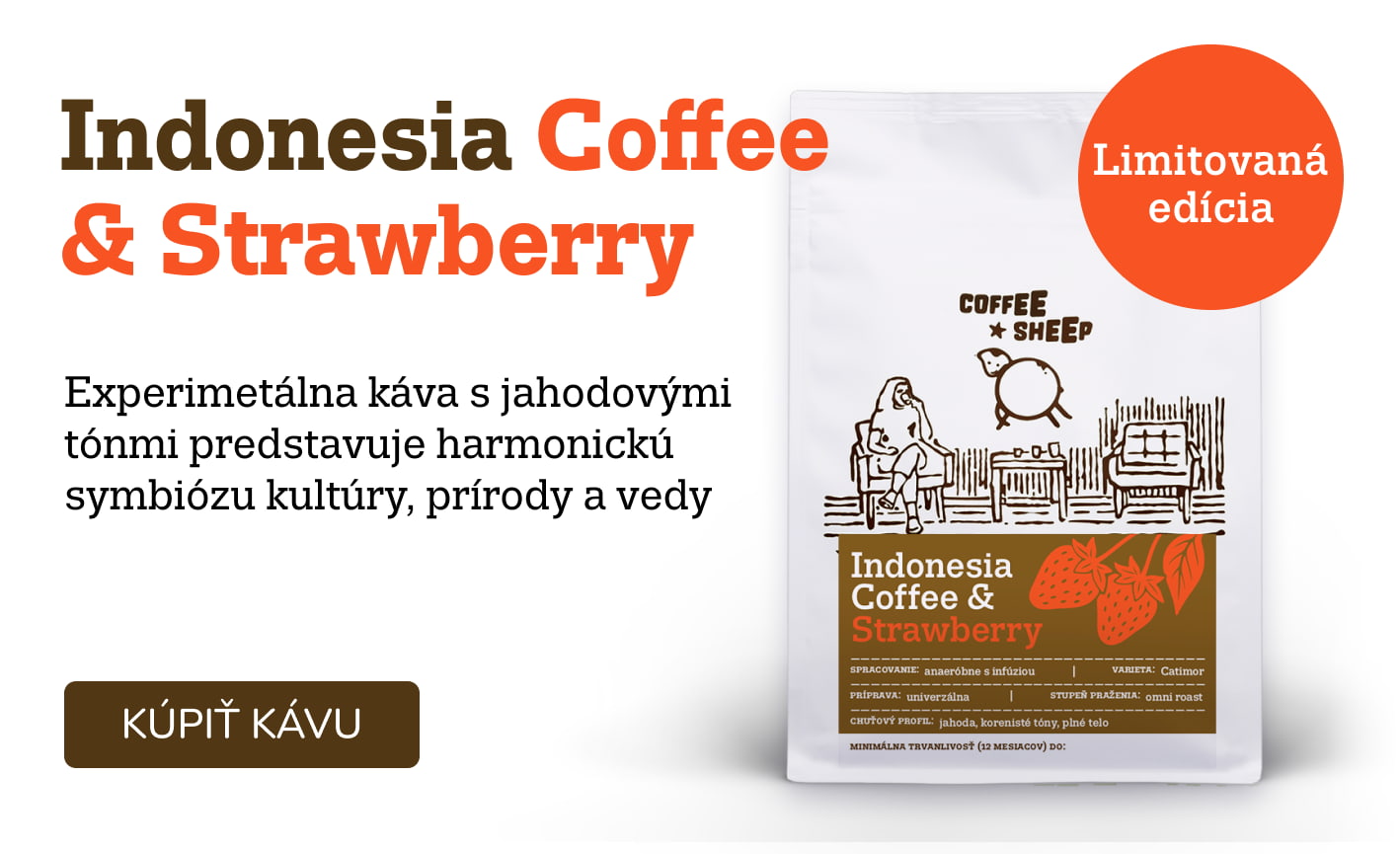 Indonesia Coffee & Strawberry - limitovaná edícia