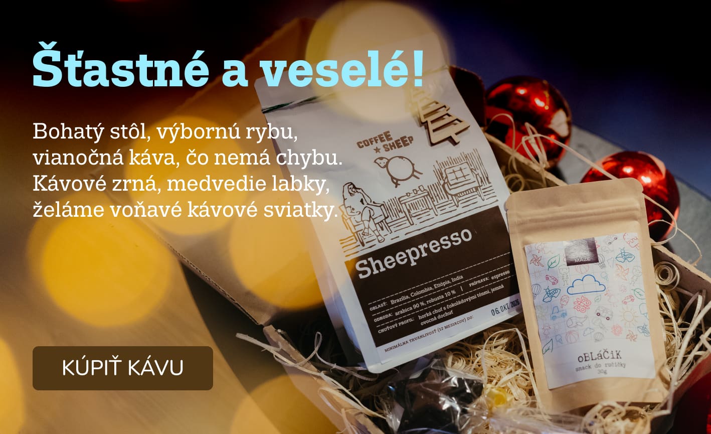 Vianočné prianie od ovečky - šťastné a veselé!