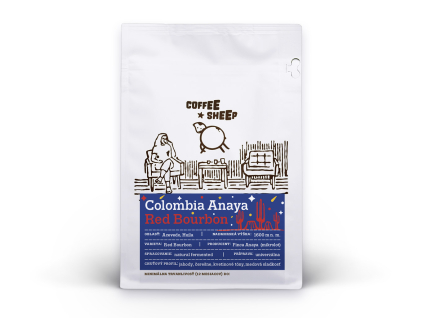 coffee sheep kava colombia anaya red bourbon 250g desert a