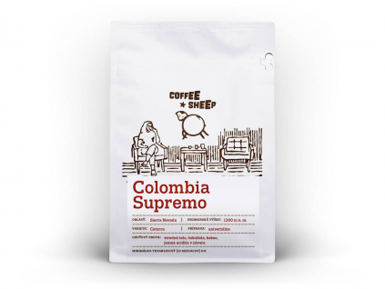 coffee sheep kava colombia supremo 250g front a