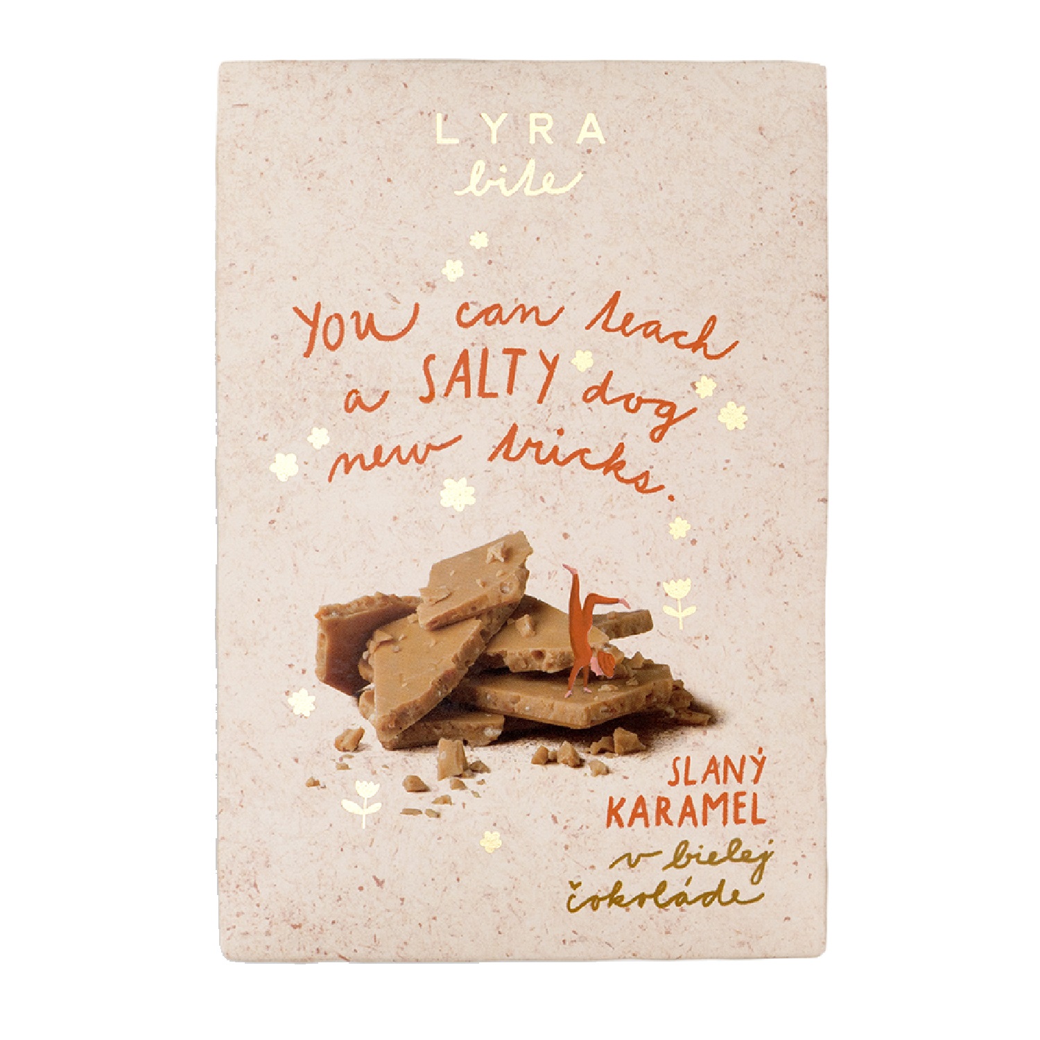 Lyra čokoláda | Lyra Bite Slaný karamel 100 g | CoffeeSheep.sk