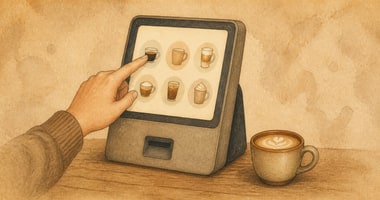 Samoobslužný kiosek místo úsměvu baristy? Proč vlastně ne…