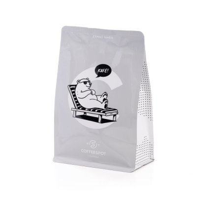 Coffeespot kava prazena zrnkova mleta