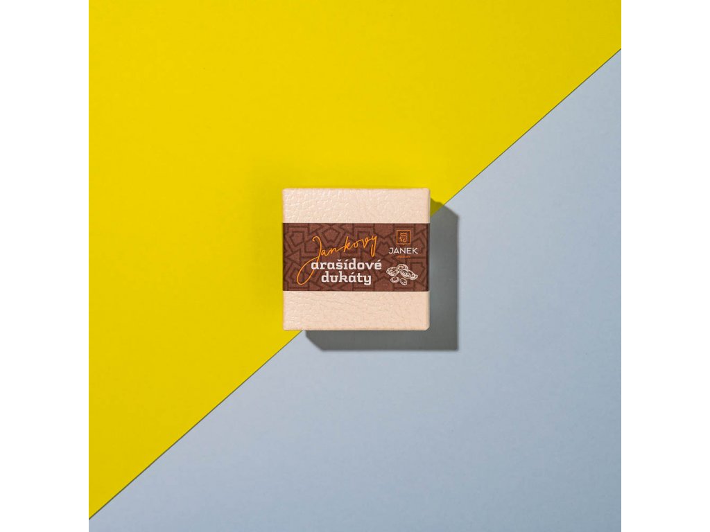 Čokoládovna JANEK JANKOVY arašídové dukáty v krabičce