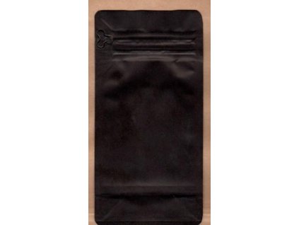 Vrecká na kávu čierne, zip. 125 g