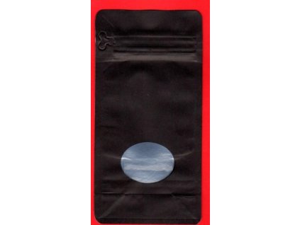 Kapsy na kávu černé zip.+ ventil 500 g