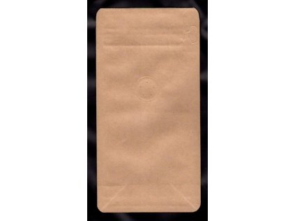 Vrecká na kávu hnedé, zip + ventil 125 g
