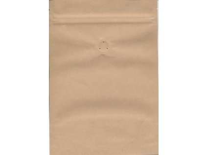 Vrecká na kávu hnedé zip + ventil 250 g