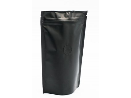 Vrecká na kávu čierne zip + ventil 125 g