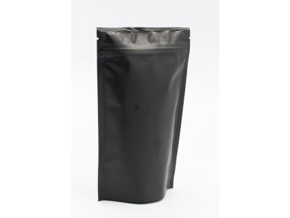 Vrecká na kávu čierne, zip 125 g