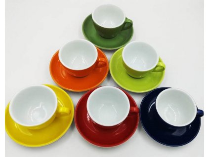 AVX Barevné šálky na cappucino 170 ml 6ks