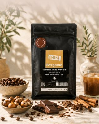 Představujeme vám Bergamo Espresso Blend Premium – vybalancovanou kombinaci, která promění vaši kávovou chvíli v dokonalý...