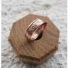BRONZOVÝ PRSTEN "BIG CENT" - zakázková výroba, unikátní elegantní prsten na míru, bronzový prsten z kanadského 1 Centu, prsten pro ženy a muže, midi ring, úprava velikosti prstenu