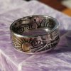 Liberty CoinRings CZ prsten z mince unikatni originalni stribrne prsteny snubni zasnubni pro muze bronzove pro zeny zazitkove remeslne kurzy Jesenik darek vanoce vyroci 8
