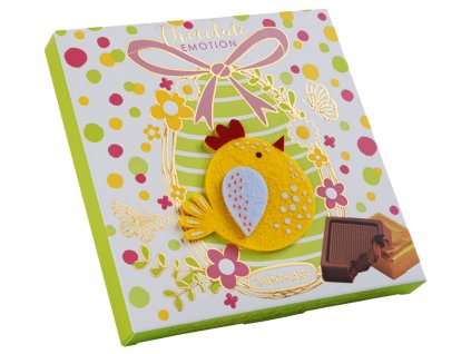 Čokodárek s velikonoční filcovou dekorací 63g