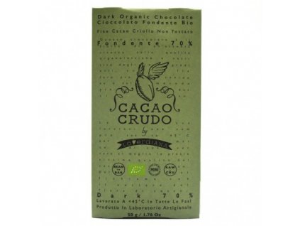 Cacao Crudo Hořká čokoláda 70% 50g