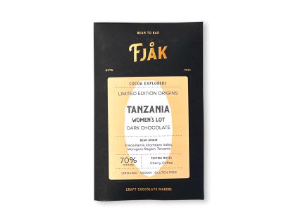 fjak sjokolade 70 horka cokolada tanzanie women s lot bio 60 g