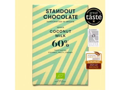 standout chocolate mlecna cokolada kokosove mleko cokobanka cz 500