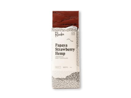 raaka 66 horka cokolada papaya strawberry hemp 50 g.png