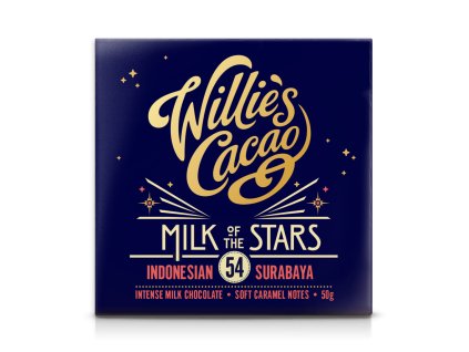 willie s cacao 54 mlecna cokolada milk of the stars surabaya 50 g