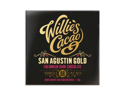 willie s cacao 88 horka cokolada san agustin gold kolumbie 50 g