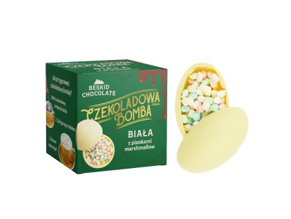 bomba bílá vajíčko marshmallows