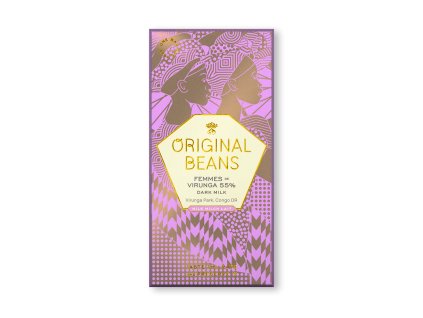 original beans 55 mlecna cokolada femmes de virunga bio 70 g