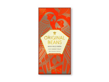 original beans 66 horka cokolada beni wild bio 70g