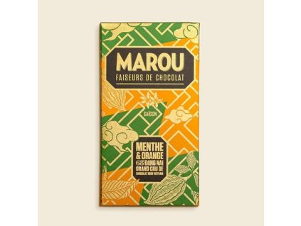 menthe orange 68 dong nai 80g chocolat marou tablette front