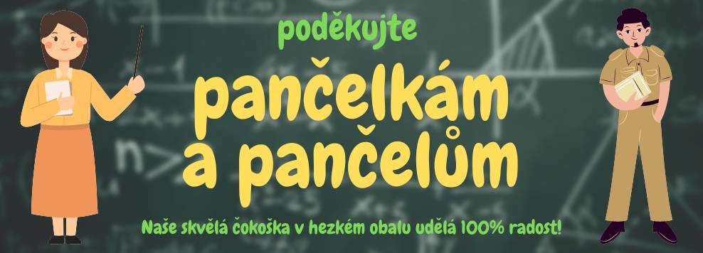 Čokoláda, dárek pro učitele