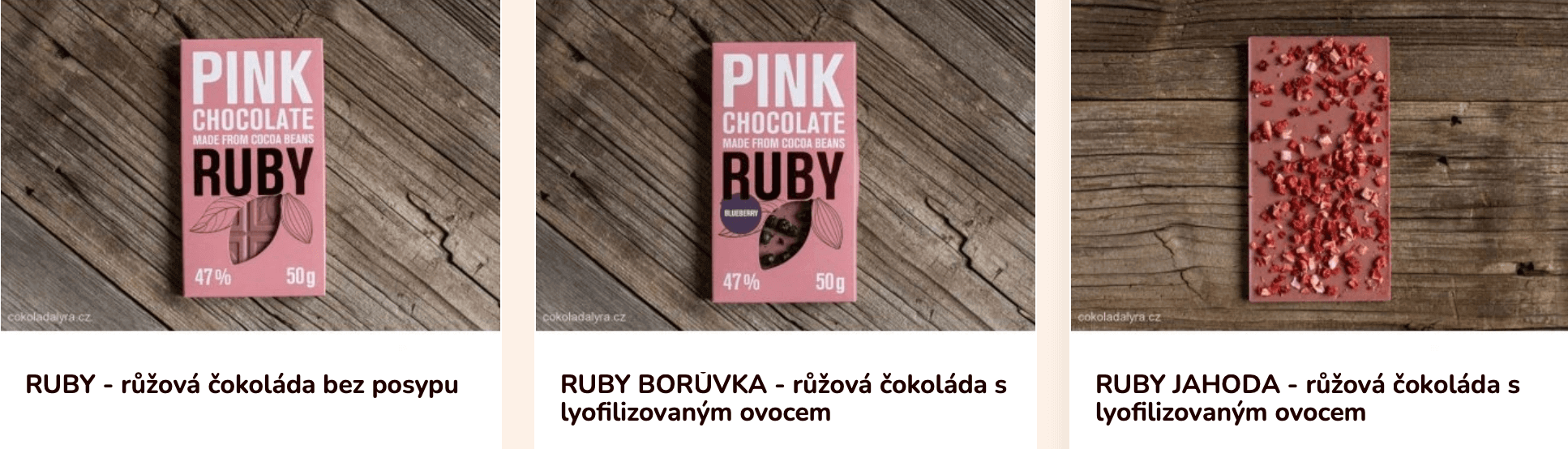 druhy-cokolad-ruby-cokolady-produkty