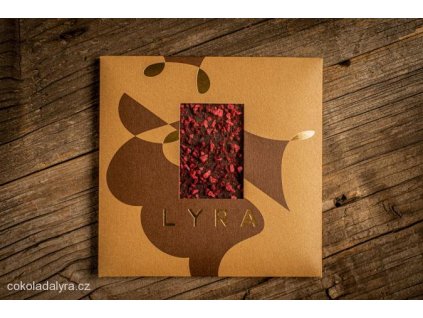 LYRA PREMIUM MILK VIŠEŇ, MALINA – mléčná čokoláda s lyofilizovaným ovocem