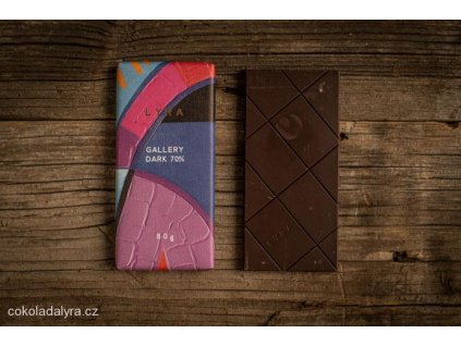 GALLERY DARK 70% - hořká čokoláda