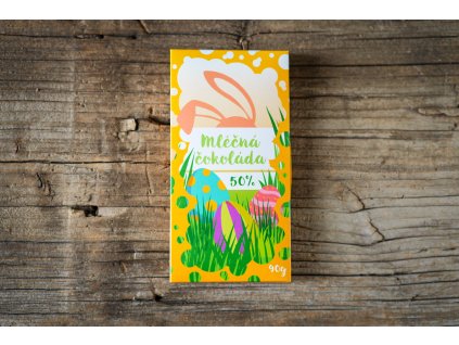 VELIKONOČNÍ ČOKOLÁDA - mléčná 50% čokoláda