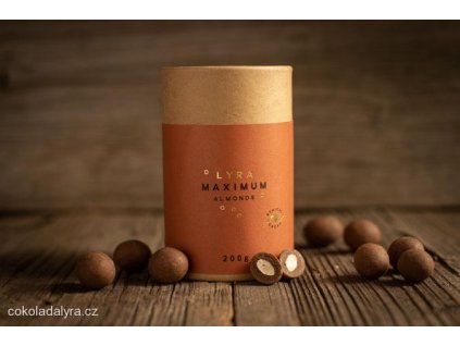 MAXIMUM ALMONDS - mandle v nugátu a mléčné čokoládě