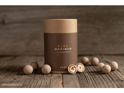 MAXIMUM HAZELNUTS - lískové ořechy v nugátu a bílé čokoládě