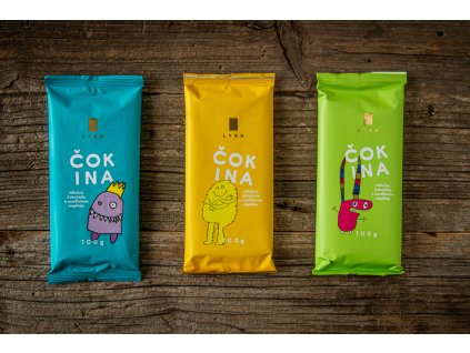 ČOKINA - SLEVA EXPIRACE - mléčná čokoláda s vanilkovou náplní
