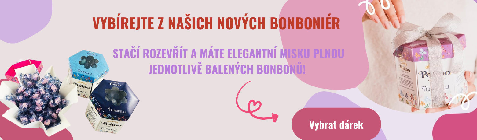 Confetti Pelino - bonboniéra KVĚT