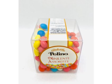 Barevné čokoládové Minilenti Assorted v cukrové polevě