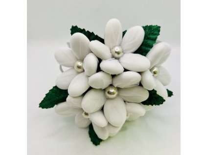 Vázaná kytice pomněnek STŘÍBRNÁ