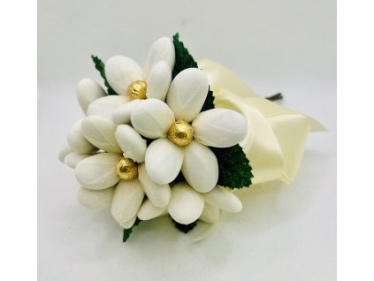 Vázaná kytice pomněnek ZLATÁ