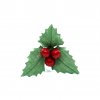 christmas holly with chocolate or nuts