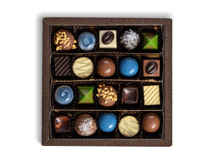 Krabička s pralinkami 20ks - zimní